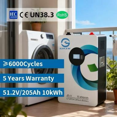 GWB10kWh 200Ah壁挂式电源壁式磷酸铁锂电池