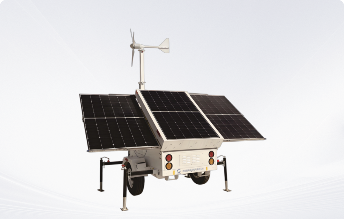 Mobile Wind-Solar Hybrid Energy Storage Trailer